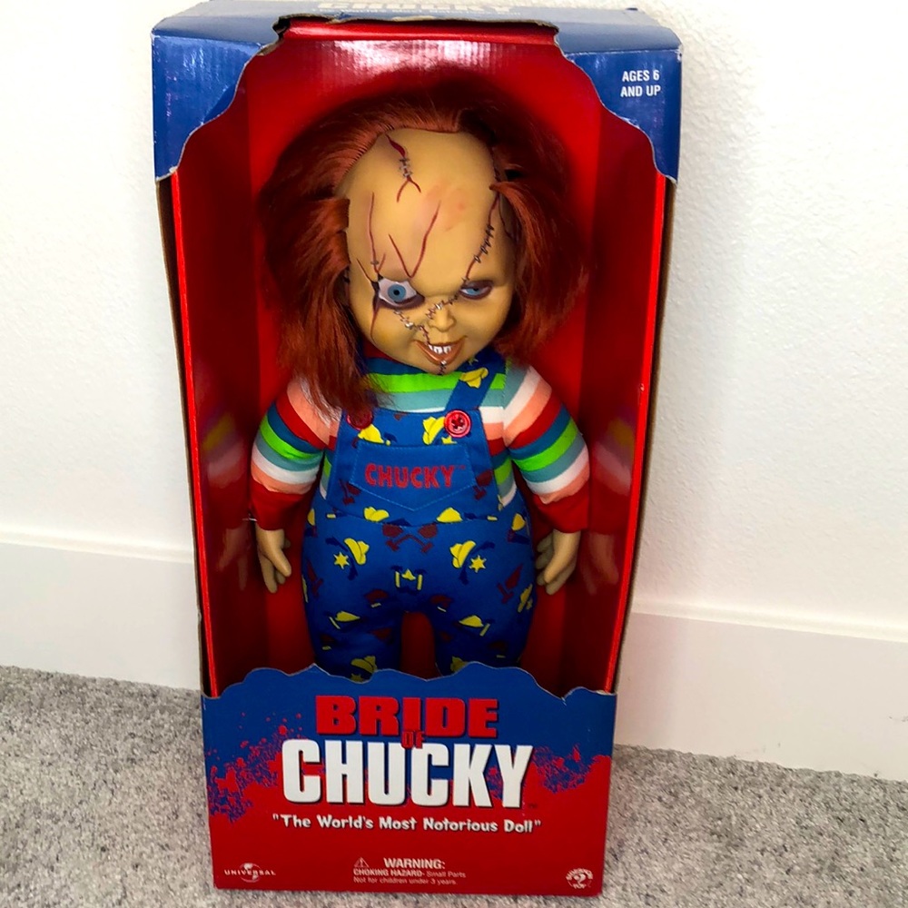1999 Rare Vintage Original Sideshow Bride of Chucky Universal Doll. NIB